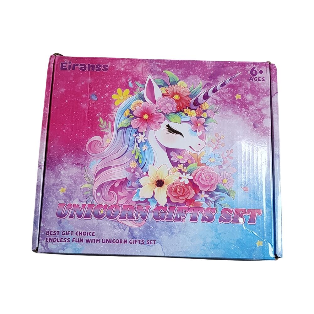 Eiranss 10-Piece Plush Unicorn Gift Set Girls NIB New